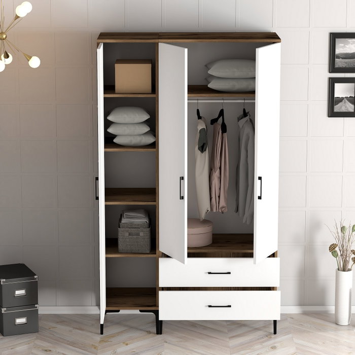 Hanah Home Kumsal PT - Nogal y blanco Hanah Home Kumsal PT - Nogal y blanco
